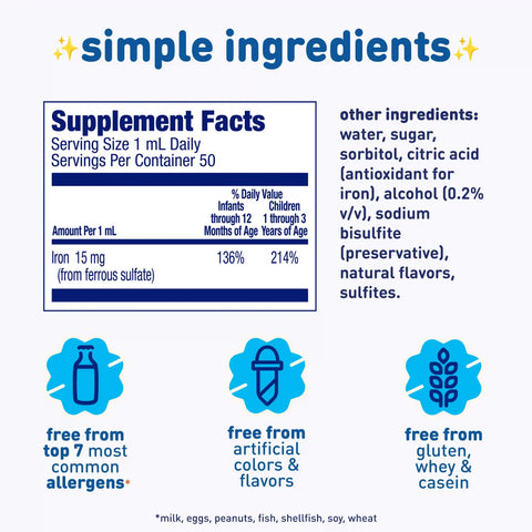 Enfamil® Fer-In-Sol® Iron Drops 50 mL Bottle