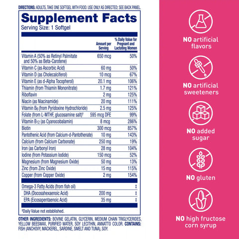 Enfamom™ Prenatal Multivitamin with DHA 30 Softgels