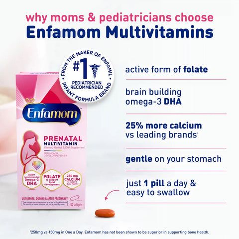 Enfamom™ Prenatal Multivitamin with DHA 30 Softgels
