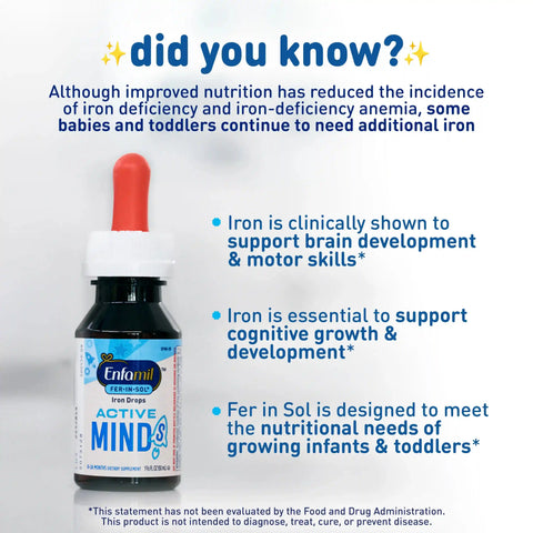 Enfamil® Fer-In-Sol® Iron Drops 50 mL Bottle