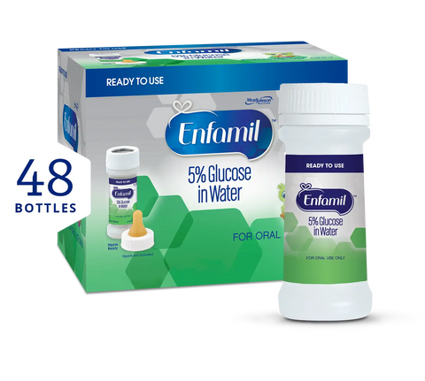 Enfamil® 5% Glucose In Water for Babies Ready to Use - 2 fl oz Bottles (Case of 48)