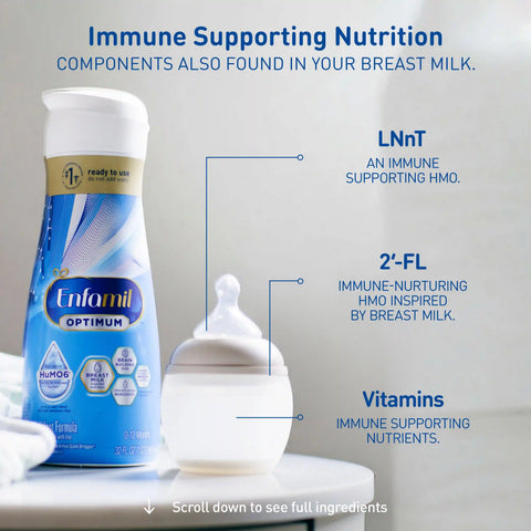 Enfamil® Optimum™ (Enspire) Infant Formula Liquid Ready to Use - 32 fl oz Bottle